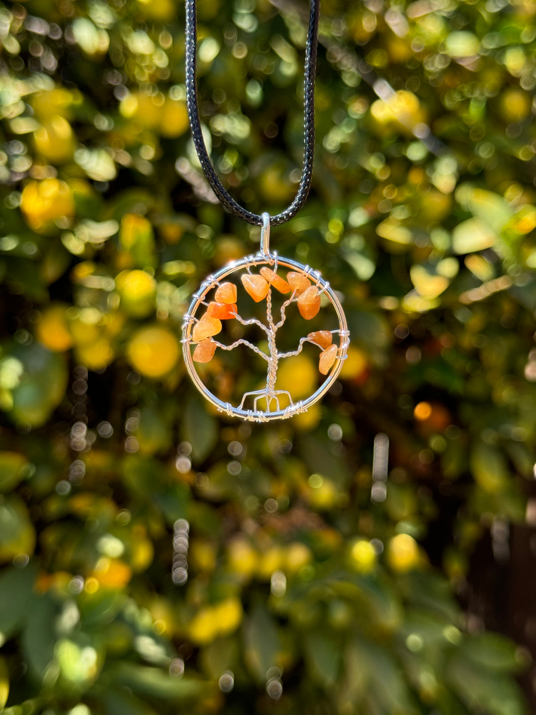 Sacred Flame Tree of Life Pendant