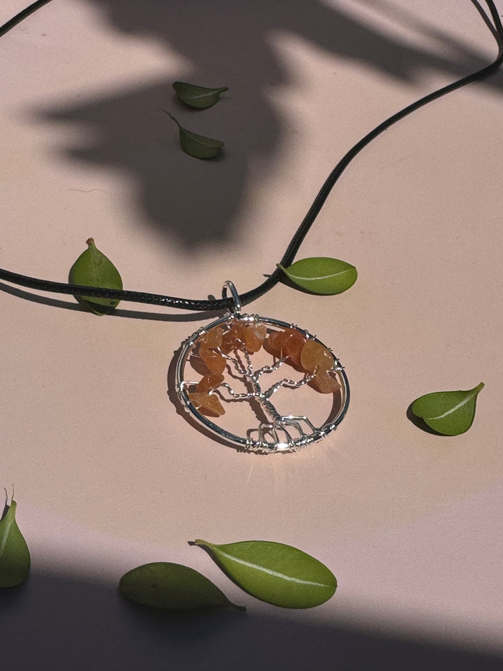 Sacred Flame Tree of Life Pendant