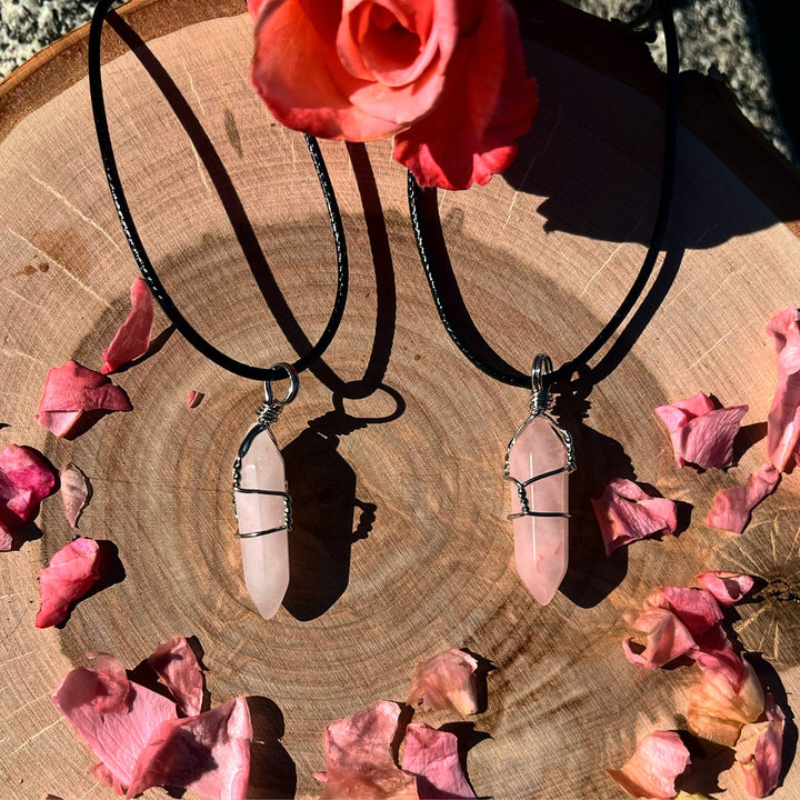 Bring Me Love Rose Quartz Pendant