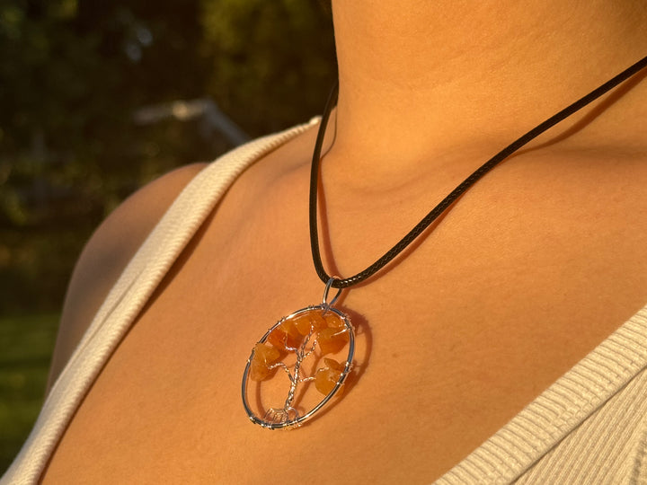 Sacred Flame Tree of Life Pendant