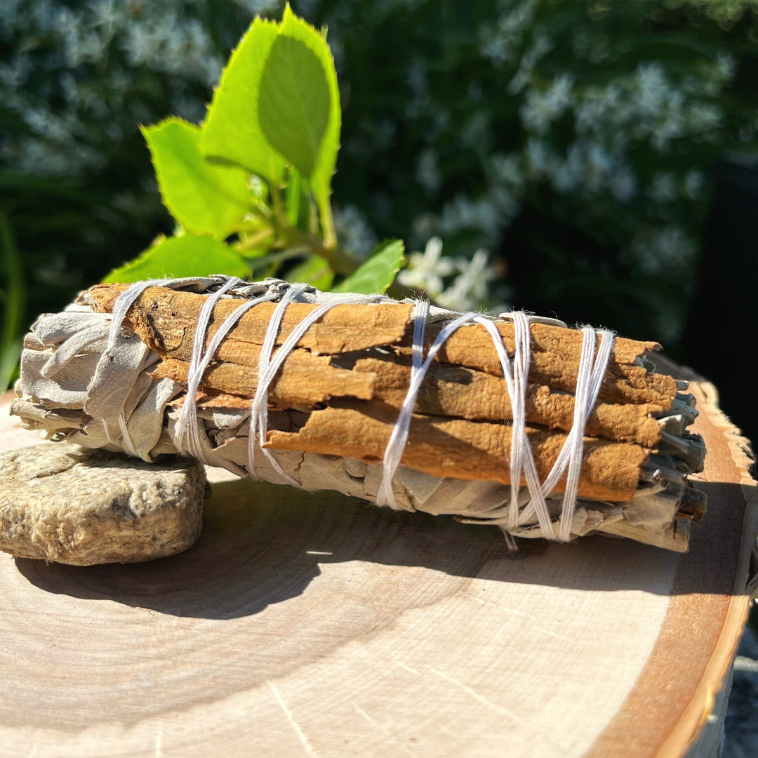 Cinnamon White Sage Smudge Stick