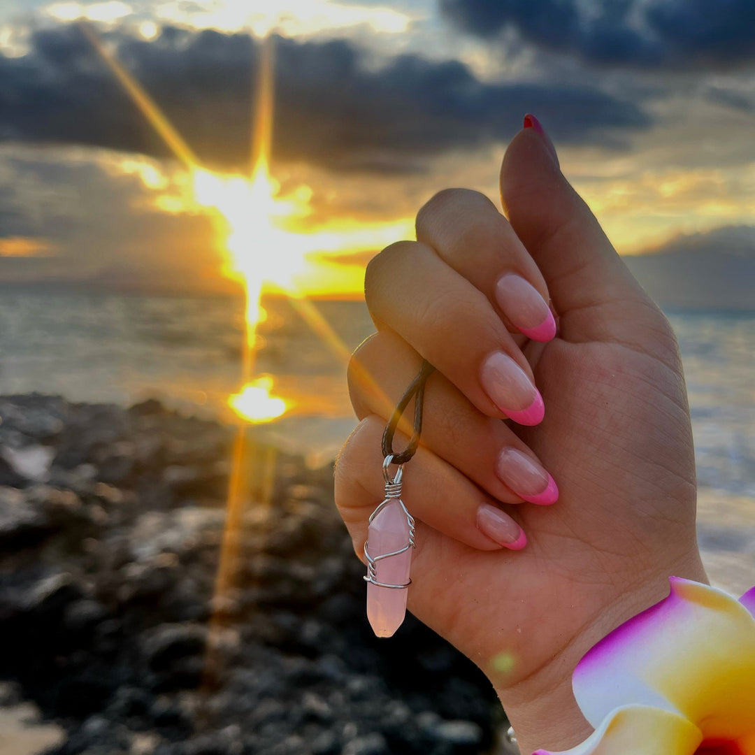 Bring Me Love Rose Quartz Pendant