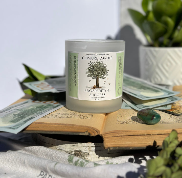 Prosperity & Success Conjure Candle